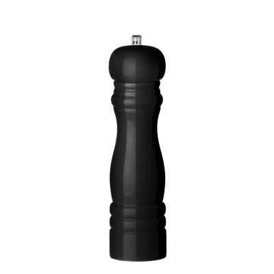 Dřevěný mlýnek na pepř, HENDI, Černá, ⌀55x(H)215mm | 469569